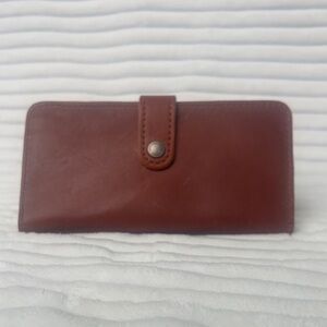 Portland Leather Chestnut Brown Leather Wallet